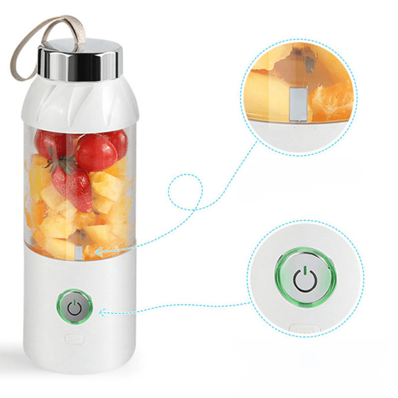 550Ml 60W USB Electric Fruit Juicer Bottle DIY Shaker Blender Juicing Extracter Cup