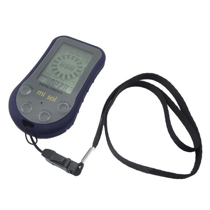 Misol WS-110 Waterproof LED Digital Thermometer Compass Outdoor Altimeter Altitude Meter Barometer