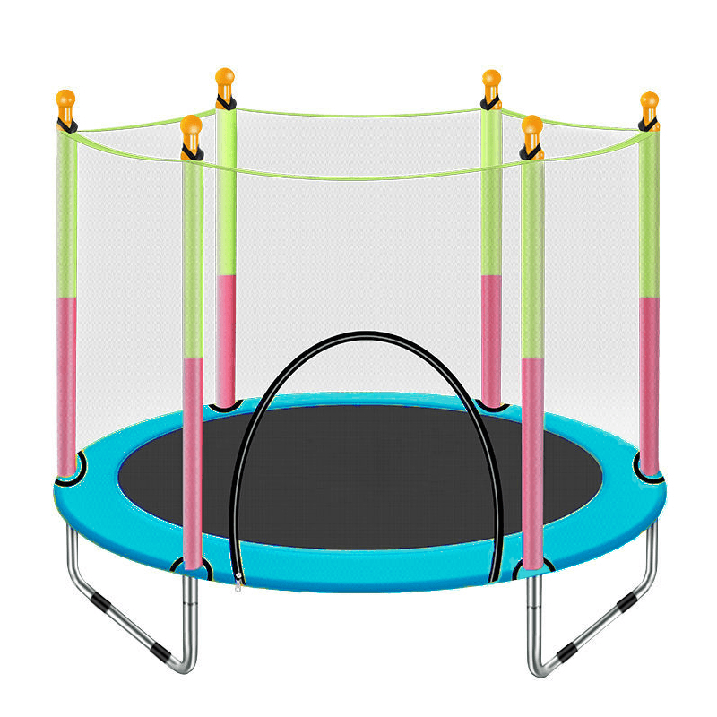 Kids Trampoline with Enclosure Safety Net Jumping Mat Spring Cover Padding