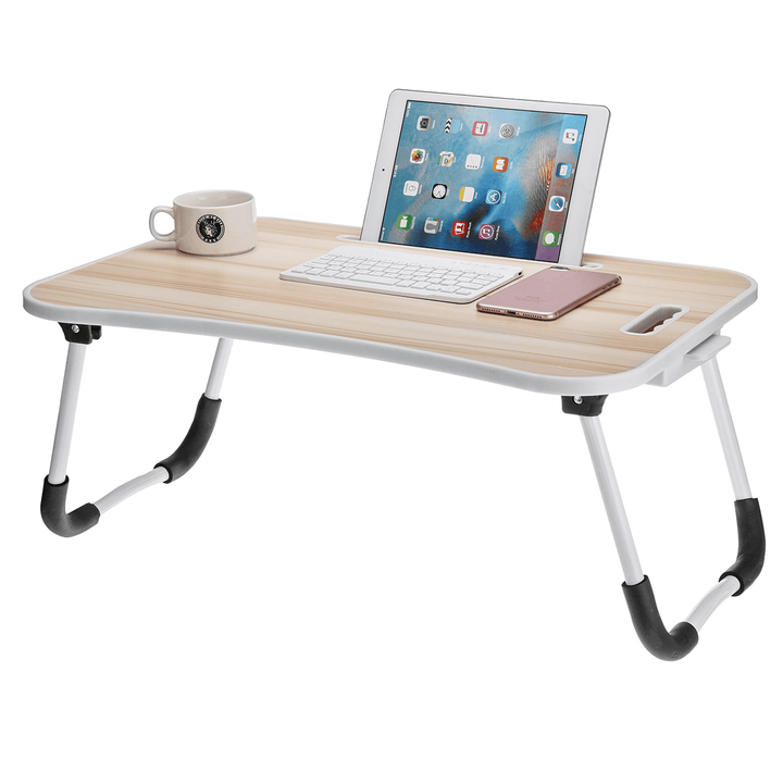 Foldable Laptop Lap Tray Folding Desk Computer Table Sofa Notebook Breakfast Bed