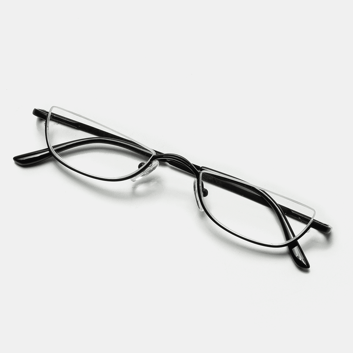 2 Color Half Frame Half Arc Frame Reading Glasses