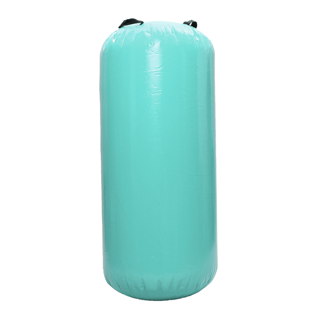 35.49X41.39Inch Inflatable Gymnastic Air Rolls Beam Yoga Gymnastics Cylinder Airtrack Exercise Column Training Air Mat - MRSLM