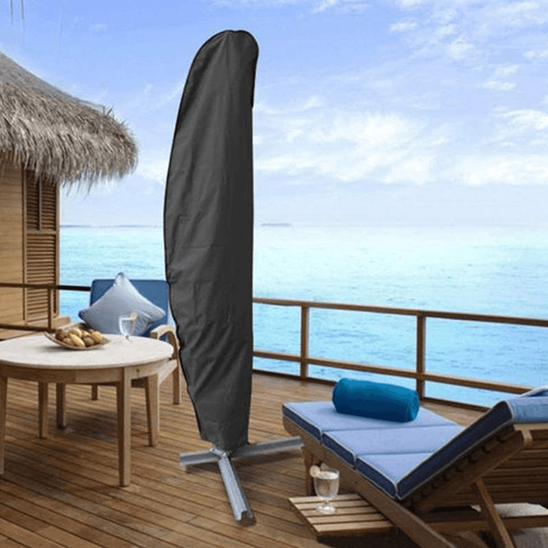 190/205/265/280Cm Parasol Canopy Bag Cantilever Waterproof Dustproof Umbrella Covers Outdoor Garden Patio