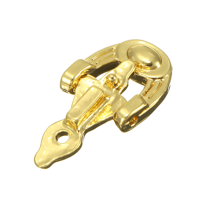 4Pcs 1:12 Miniature Metal Gold Door Lock Key Set for Dollhouse