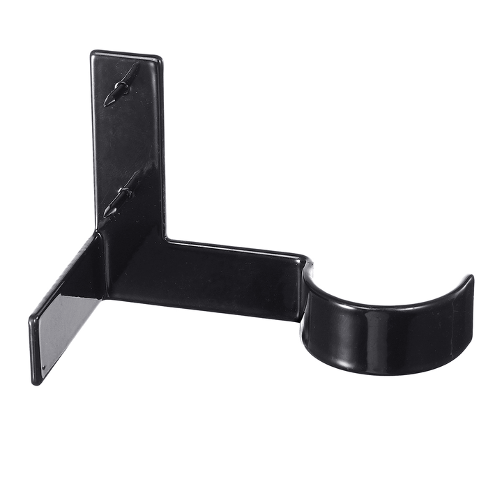 2 Pairs Hang Curtain Rod Holders Bracket into Window Frame Curtain Rod Brackets