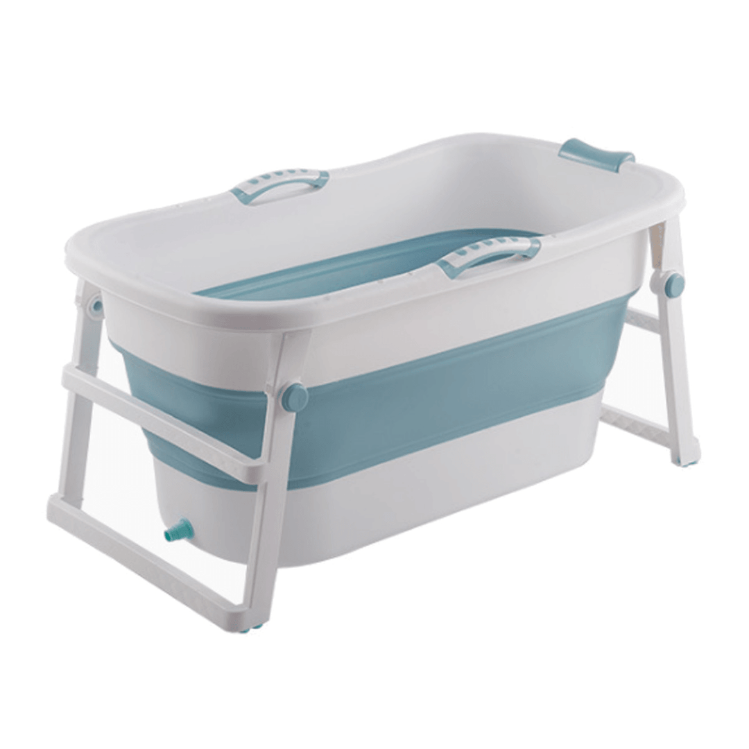 107X59X53Cm Folding Bathtub Portable Bathroom Large Capacity Soaking PVC Tub SPA Tub