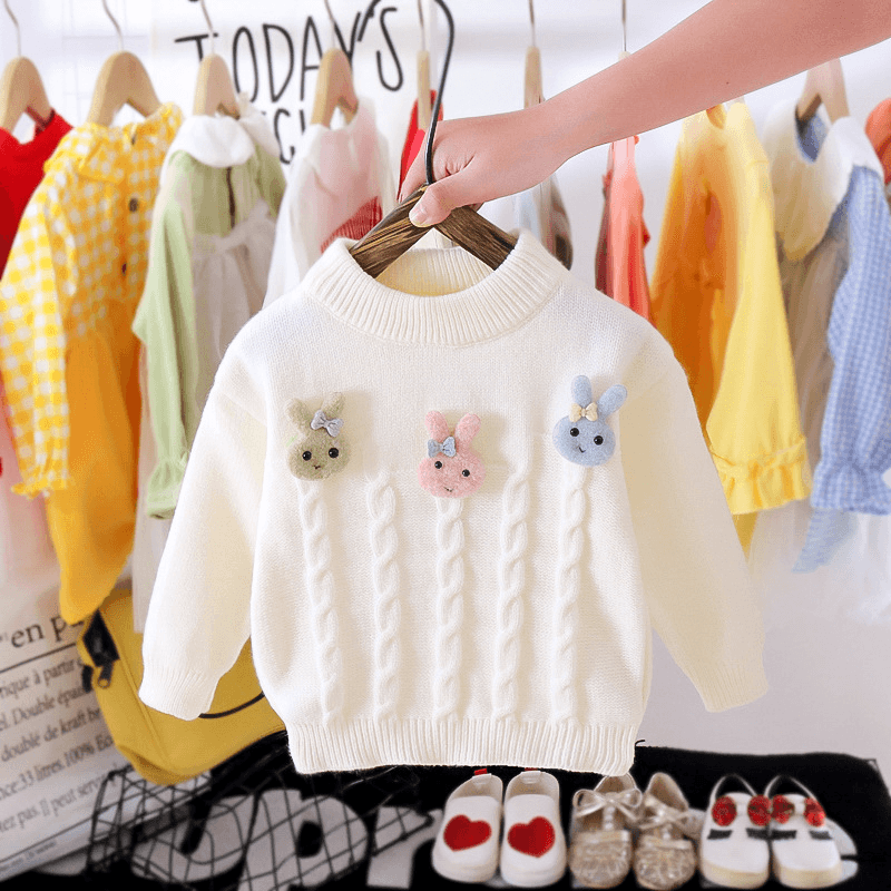 Children'S Western Style Pullover Sweater - MRSLM