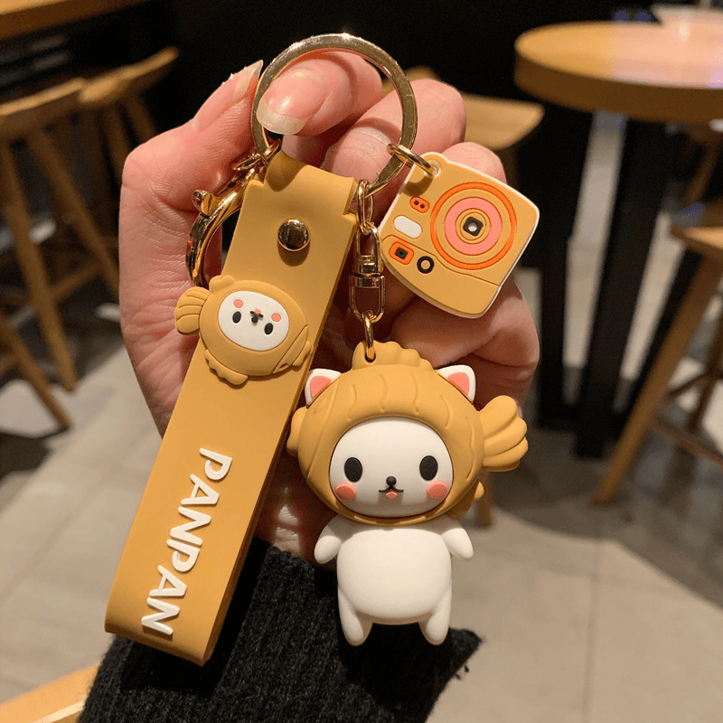 New Cute Cartoon PVC Panda Cat and Sushi Men