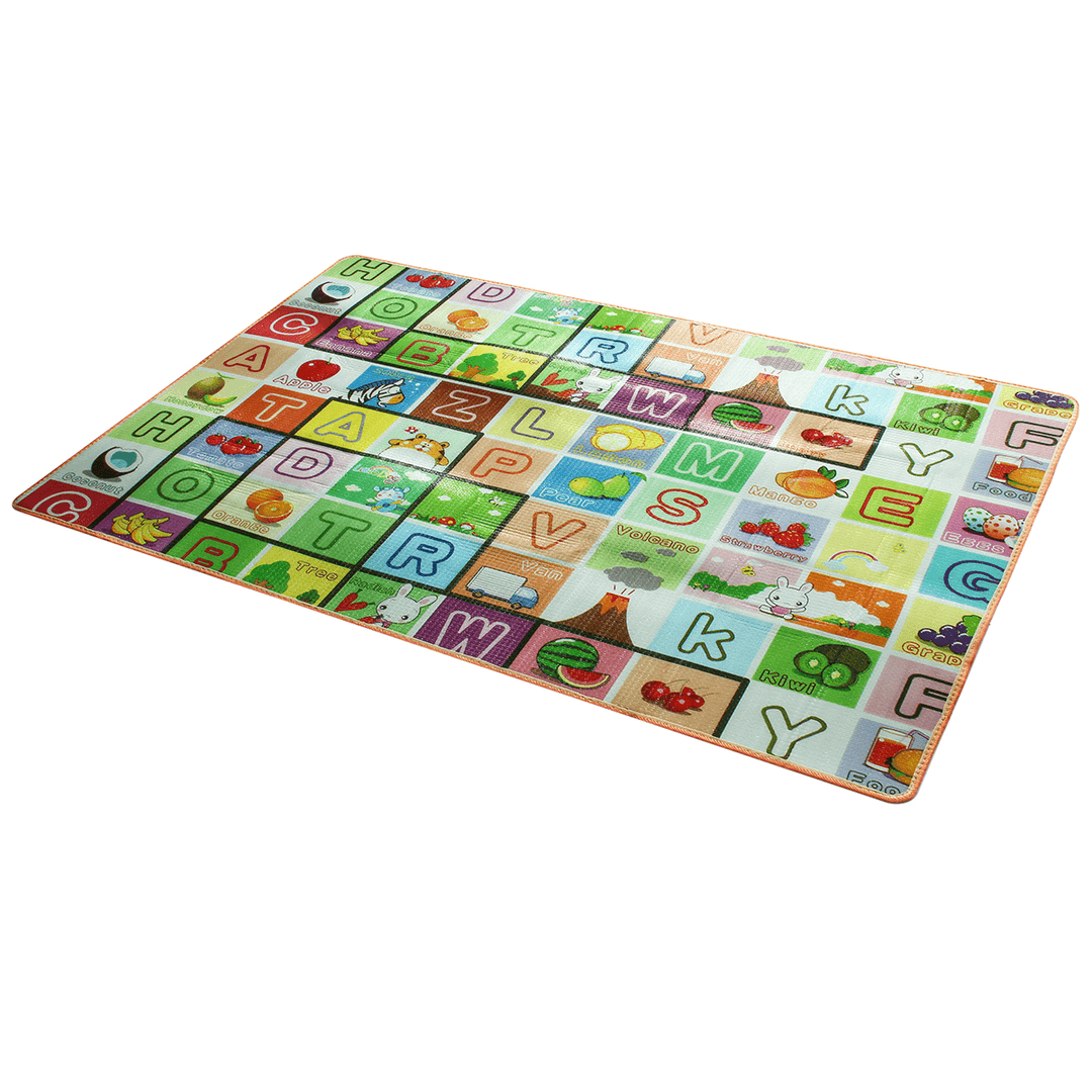 1.2/1.5/2X1.8M Waterproof Non-Slip Baby Kids Floor Play Mat Children Game Blanket Crawling Carpet Cushion Pad