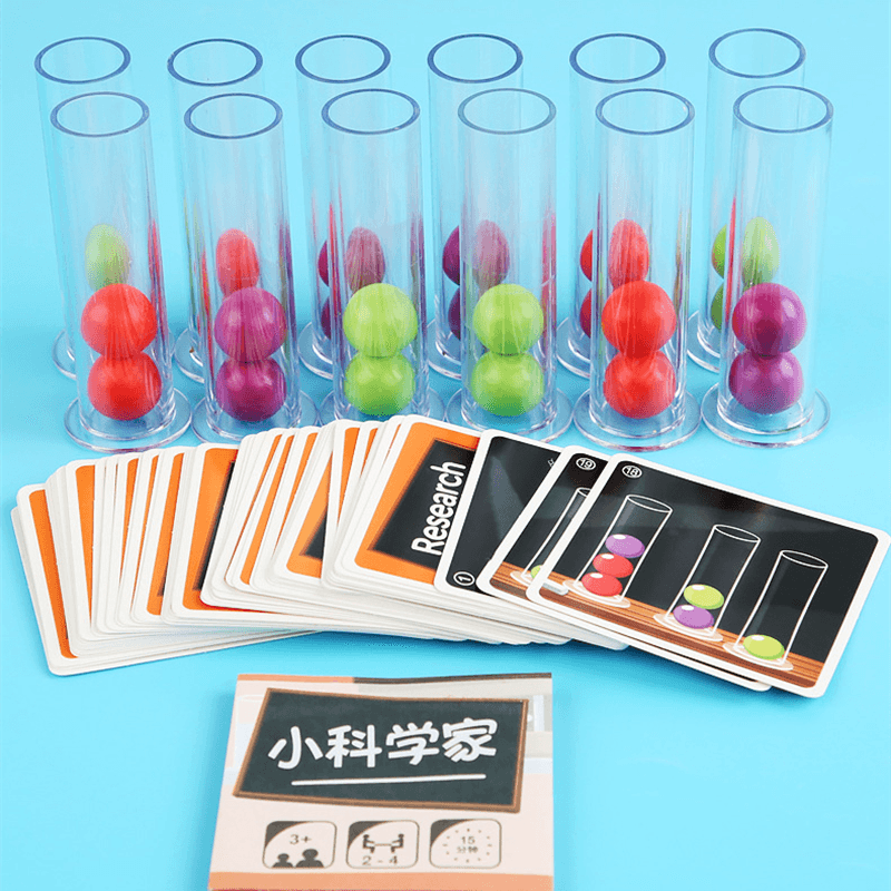 Children'S Test Tube Clip Beads Baby Early Education Puzzle Game