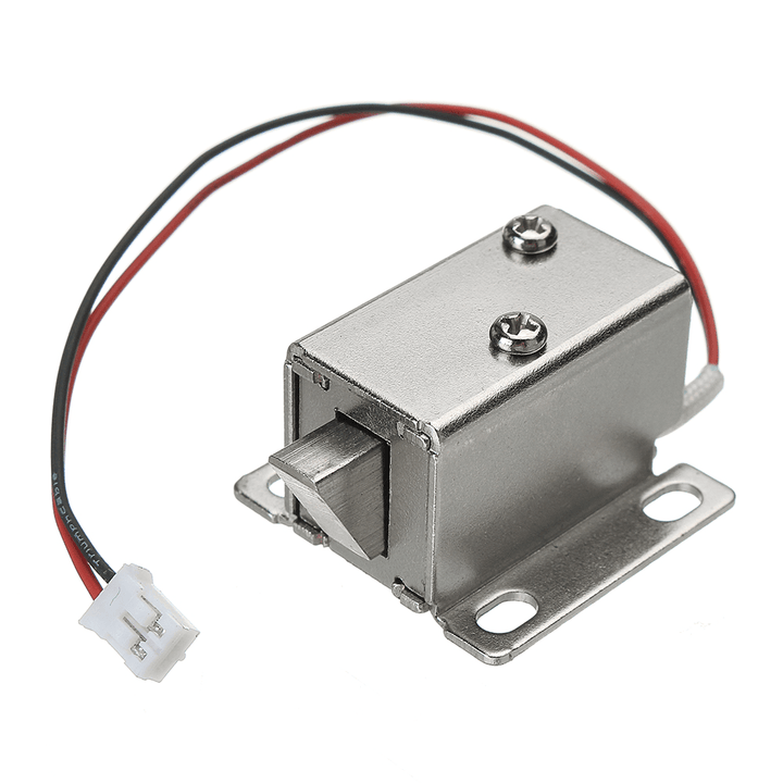 12V DC 0.43A Cabinet Electric Lock Assembly Solenoid Drawer Door Lock 27X29X18Mm