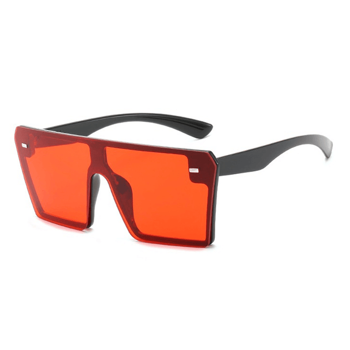 Female Big Box Colorful Mercury Sunglasses