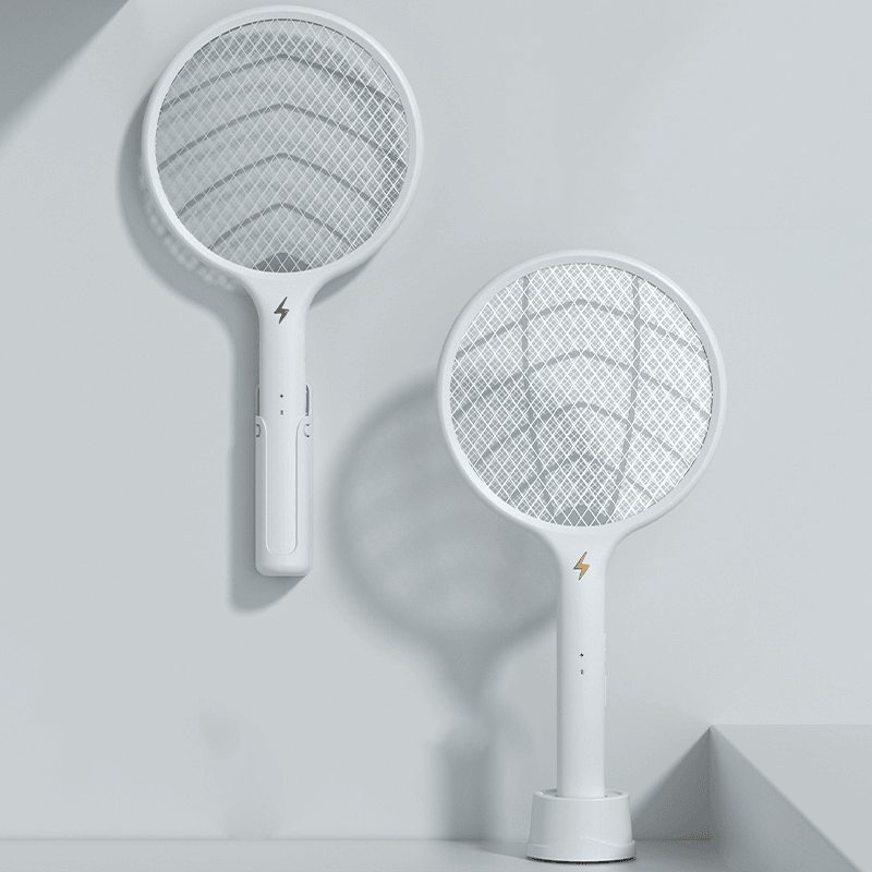 2 in 1 Mosquito Swatter Handheld Wall-Mounted Dual Use USB Rechargeable Household Killer Mosquito Lamp Mosquito Dispeller