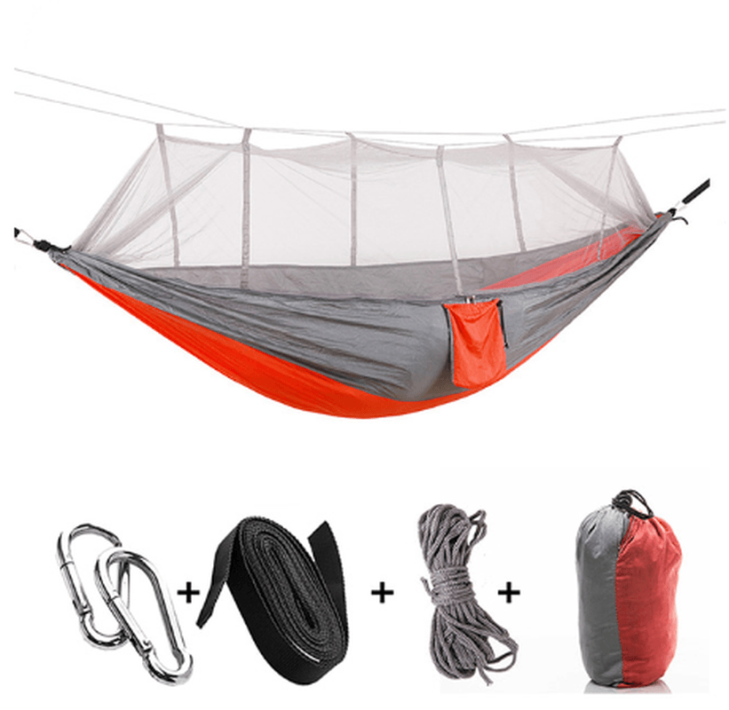 Ultralight Parachute Hammock Hunting Mosquito Net Double Person Sleeping Bed Garden Outdoor Camping Portable Hammock