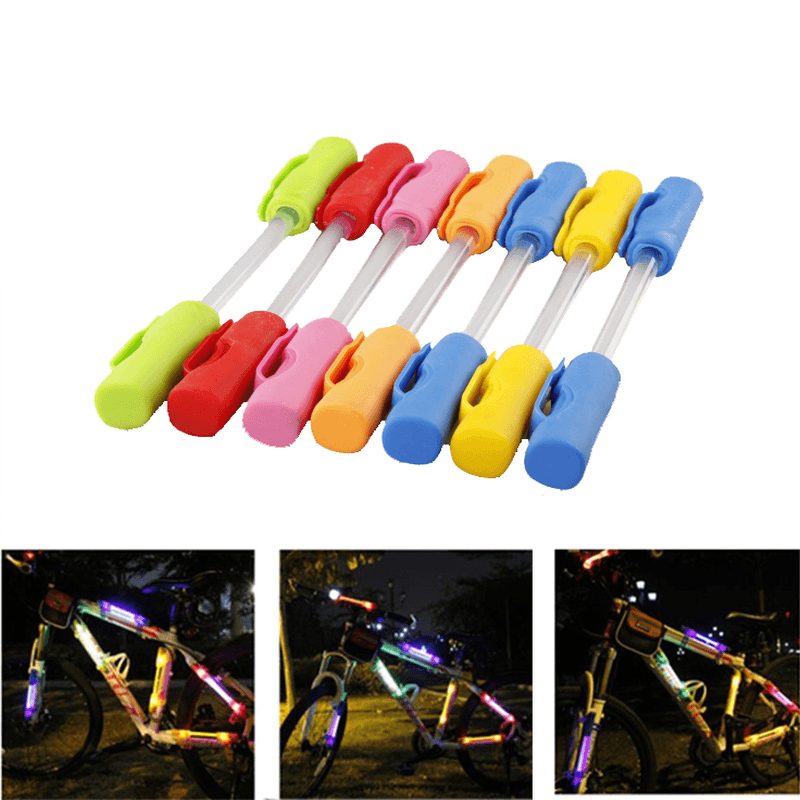 LED Bicycle Flashing Light Night Riding Cycling Warning Light Outdoor Safety Light - MRSLM