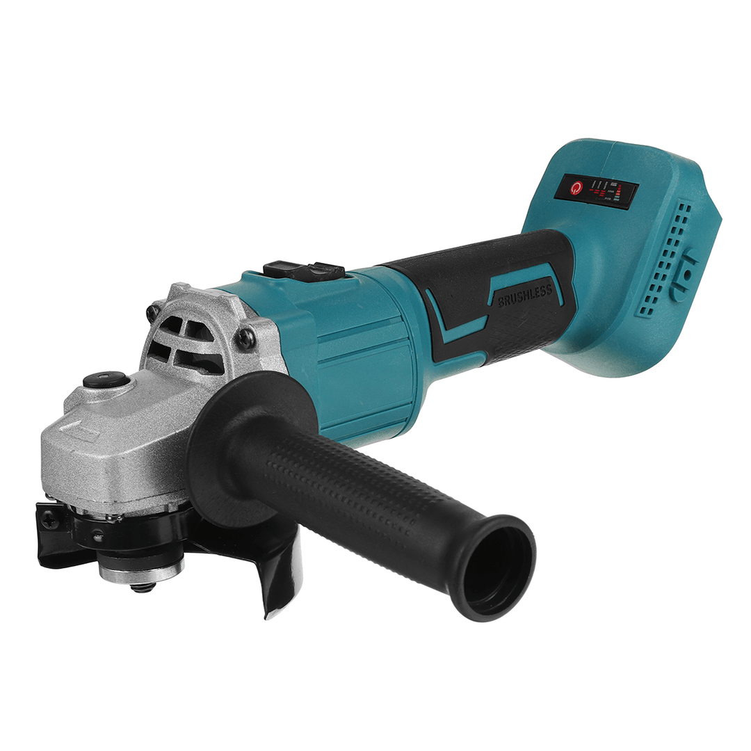 100/125Mm Brushless Cordless Angle Grinder Wood Metal Grinding Polishing Cutting Tool for Makita 18V Battery