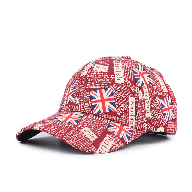 Alphabet Baseball Cap British Style Foreigner Casual