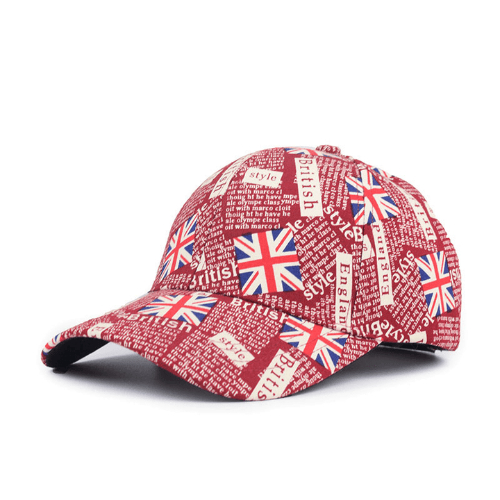 Alphabet Baseball Cap British Style Foreigner Casual