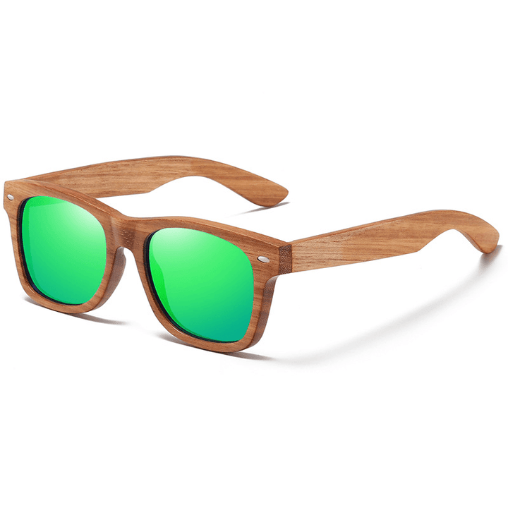 Casual Comfortable Sunglasses Wooden Sun Eyes