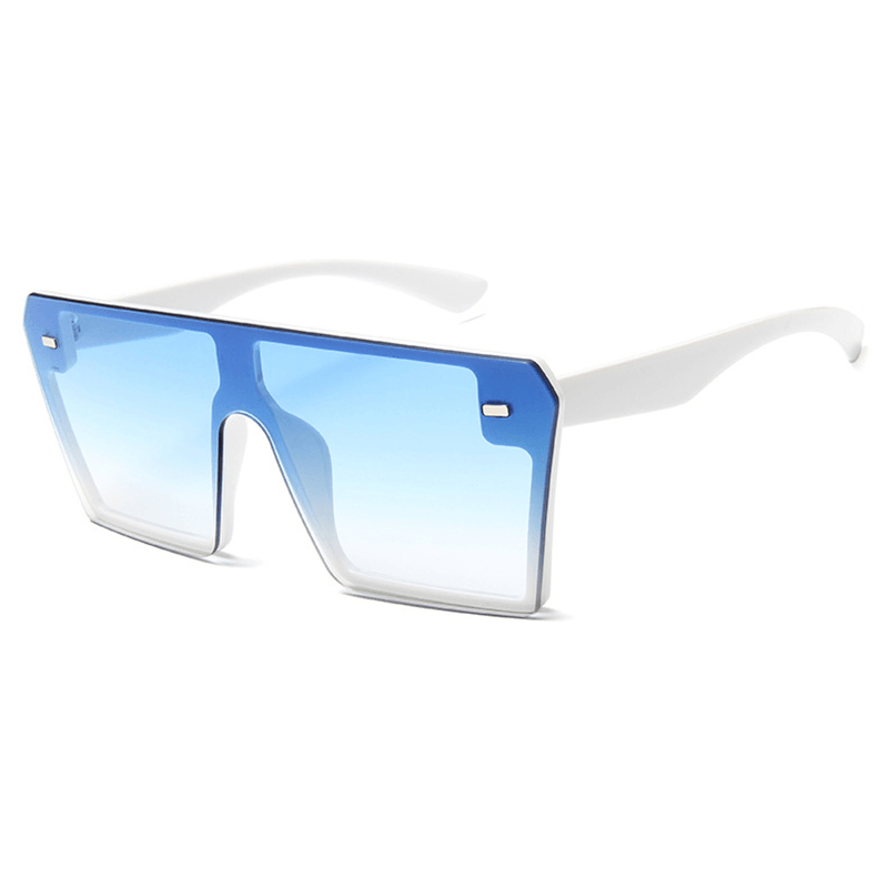 Female Big Box Colorful Mercury Sunglasses - MRSLM