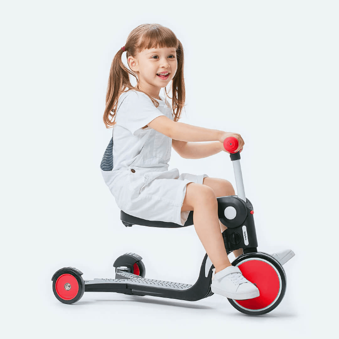 BEBEHOO 3-In-1 Adjustable Kids Scooter + Balance Bike +Walker Bicycle Balance Training Gifts for Aged 2-6 - MRSLM