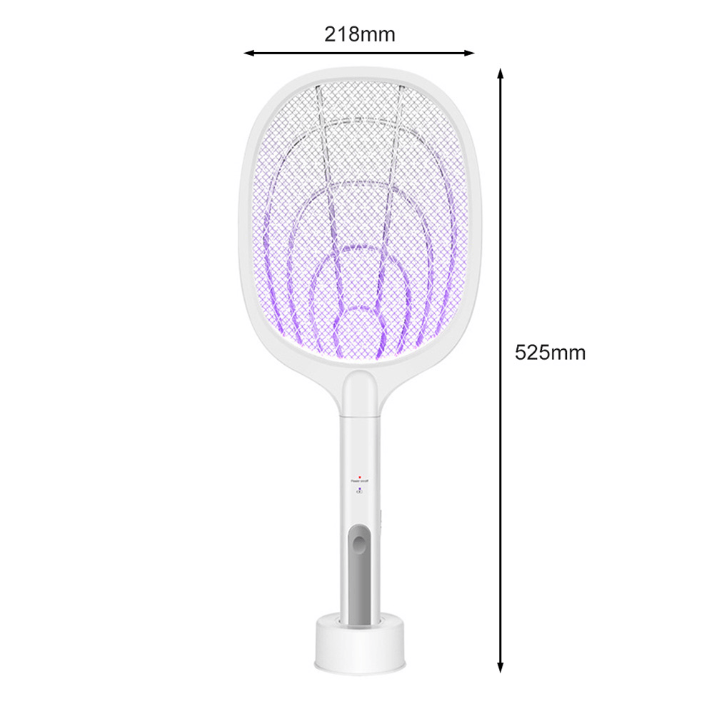 2 in 1 Portable Mosquitos Killer Pest Control 3000V Bug Racket Fly Swatter Safety Mosquito Killer Lamp for Indoor Outdoor