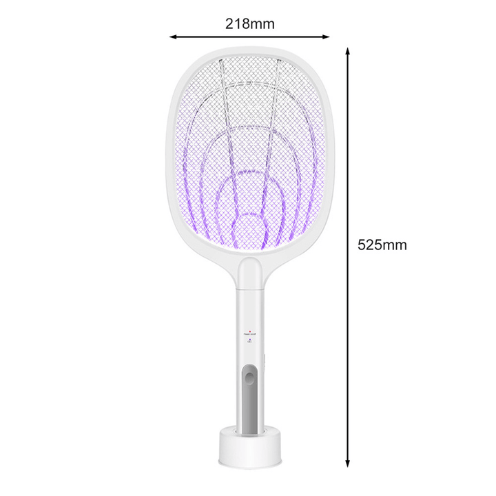 2 in 1 Portable Mosquitos Killer Pest Control 3000V Bug Racket Fly Swatter Safety Mosquito Killer Lamp for Indoor Outdoor