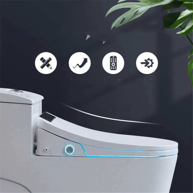 BAIWEISI Automatic Smart Toilet Cover Instant Heat Technology Deodorization Mute for Bathroom