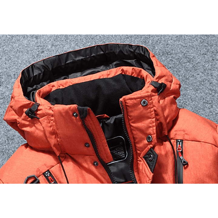 Mens Winter Outdoor Thick Warm down Jacket Insulated Parka