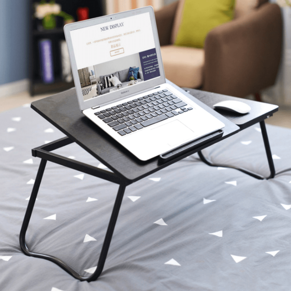 Foldable Laptop Stand Desk Lap Bed Table Tray Computer Portable Adjustable Height Table for Children Student Home