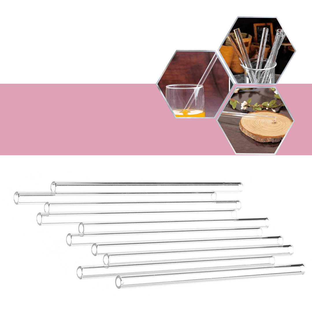 10Pcs Length 100Mm OD 7Mm 2Mm Thick Wall Borosilicate Glass Blowing Tube Lab Factory School Home