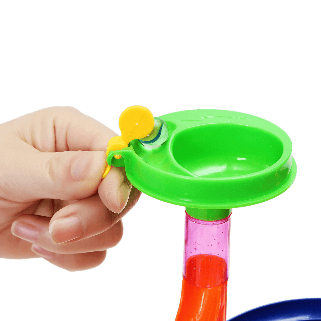 FUNTOK Kids DIY Track Ball Toy Building Blocks Intelligence Development Children Race Track Toys Gift for 3+Years Old