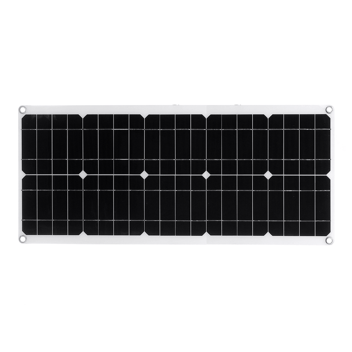 40W Flexible Solar Panel USB Monocrystalline Connecter Battery Charger for Camping Hiking Climbing Cycling