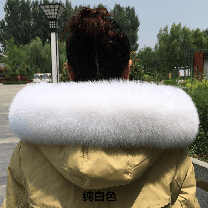 Collar Real Fur Men and Women Autumn and Winter Scarf Neck