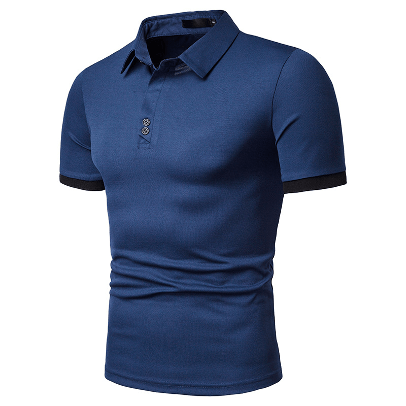 Mens Summer Casual Business Stylish Basic Golf Shirts