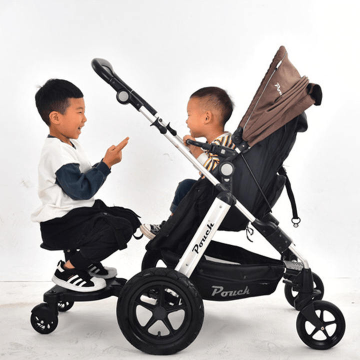 Assisted Scooter Sliding Baby Accessories Size Treasure Double plus Seat Skateboard