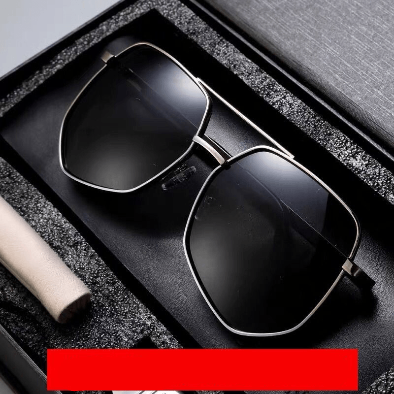 Trend Eye Men'S Polarized Sunglasses Driving Special Day and Night Net Red Glasses