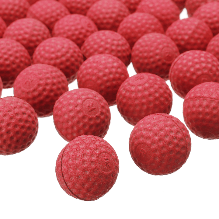 100Pcs 2.3Cm PU Buoyancy Rounds Bullet Balls Kids Toy Ball for Hunting Garden