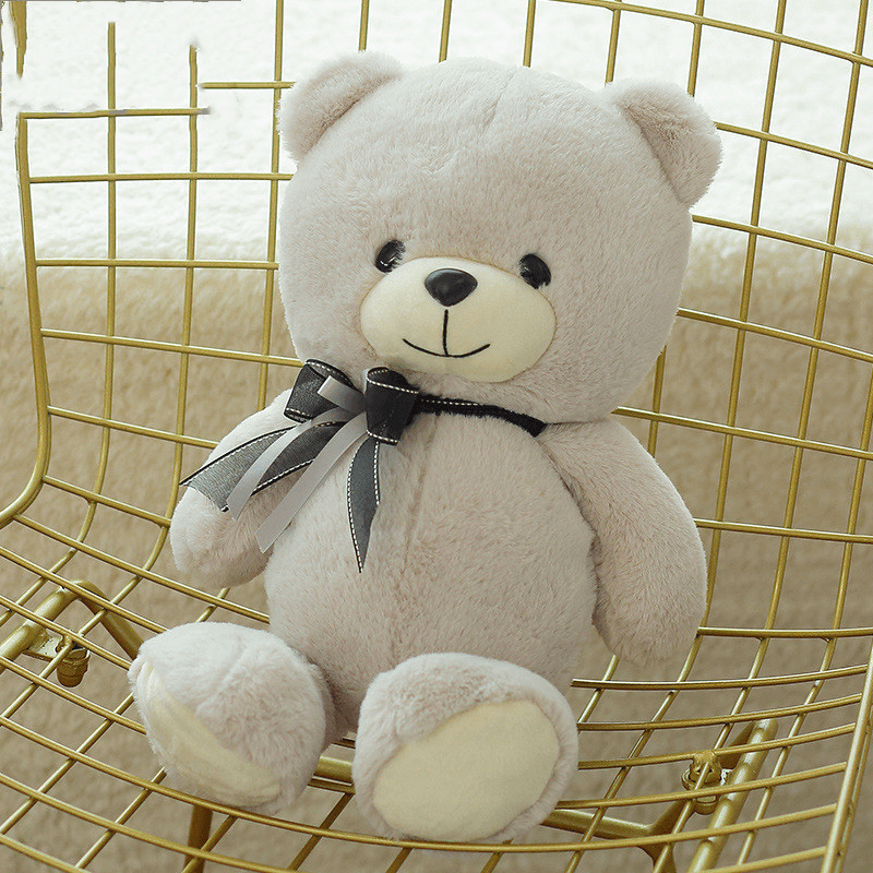 Cute Navy Bear Doll Ribbon Bear Teddy Bear Doll Doll Custom Plush Toy Grab Machine Doll Wholesale