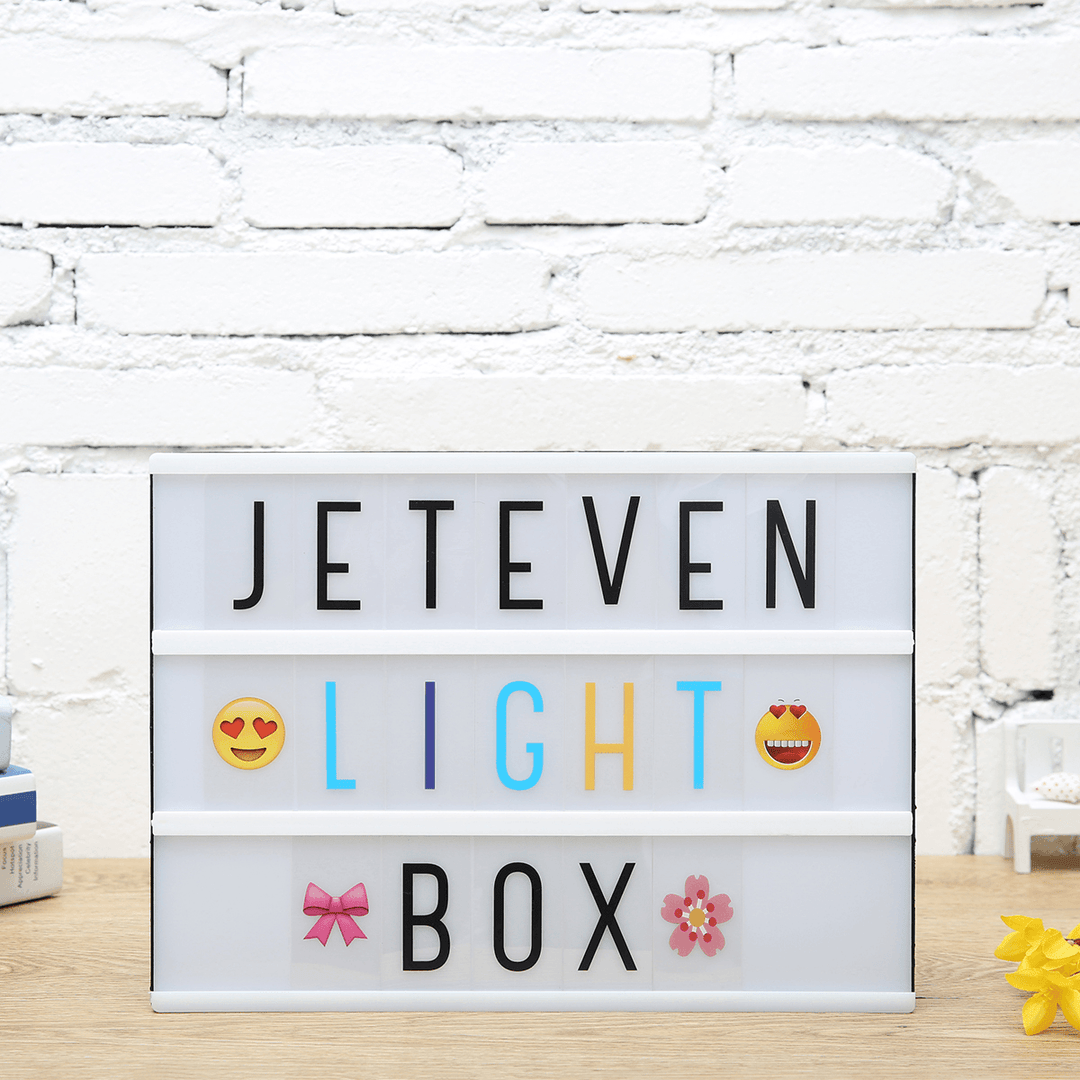 300 X 300Mm Luminous Letter LED Light Box Movie Cinema Light Box Home Supplies Wedding Decor