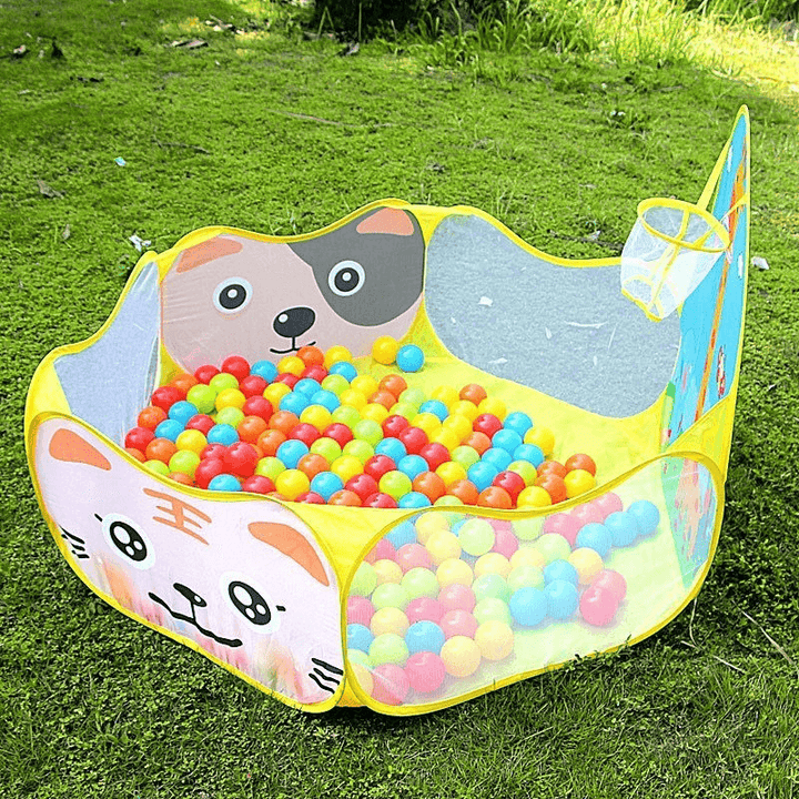 120X120Cmx76Cm Foldable Kid Children Baby Ocean Ball Pit Pool Outdoor Indoor Play Toys Tent with Basket