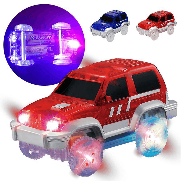 Electric Track Racing Toy Accessories DIY Lighting