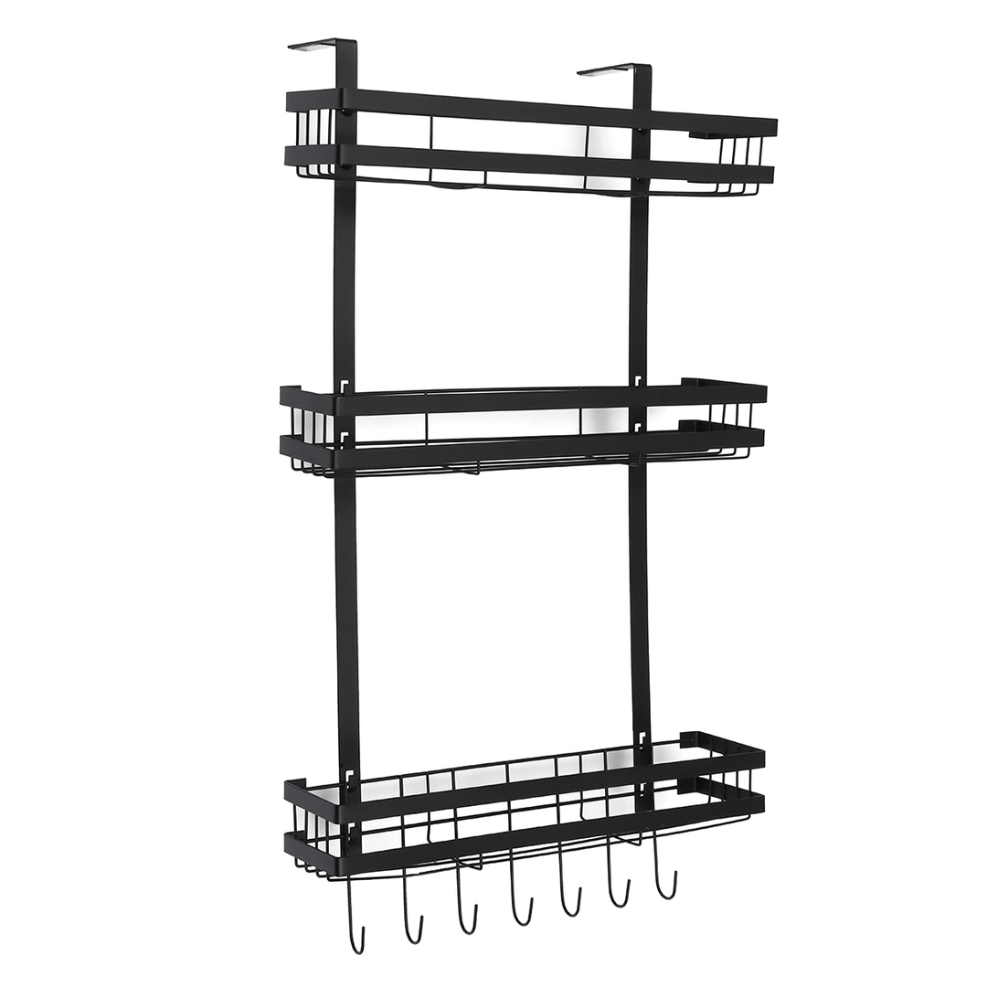 3 Tier Kitchen Refrigerator Storage Rack Fridge Seasoning Organizer Hang Shelf