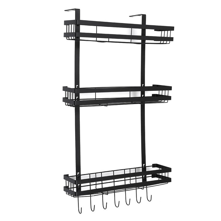 3 Tier Kitchen Refrigerator Storage Rack Fridge Seasoning Organizer Hang Shelf