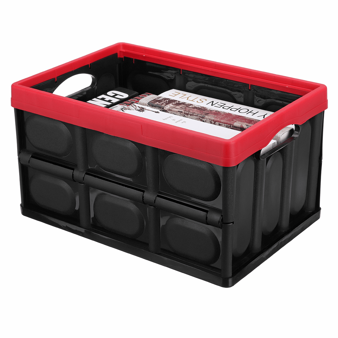 30L/55L Car Trunk Storage Box Saving Space Thickened Container Cloth Organizer