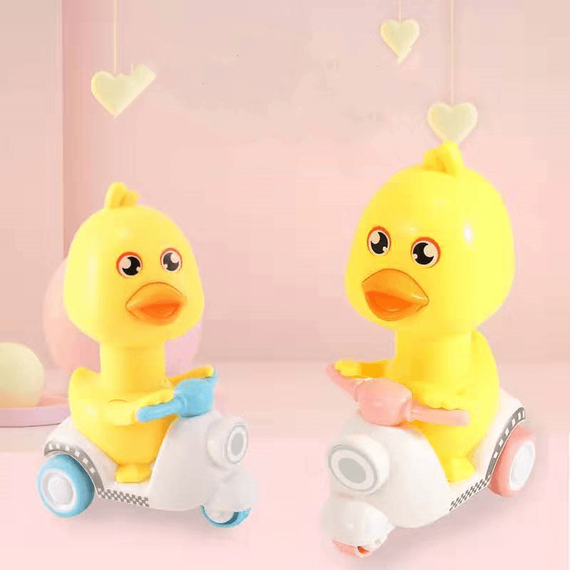 Inertial Pressure Little Duck Motorcycle Cute Duck