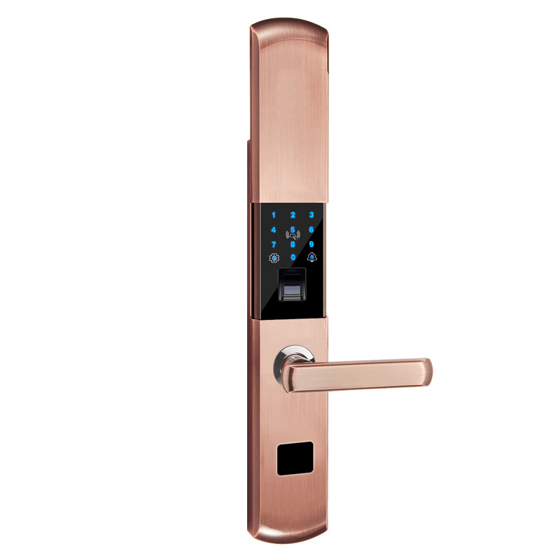 Fingerprint Touch Password Keypad Card Security Electronic Smart Door Lock with APP Control