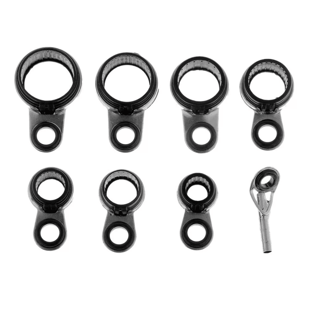 80Pcs Rocky Rod Top Ring Guide Ring Guide Eye Set Fishing Gear Accessories