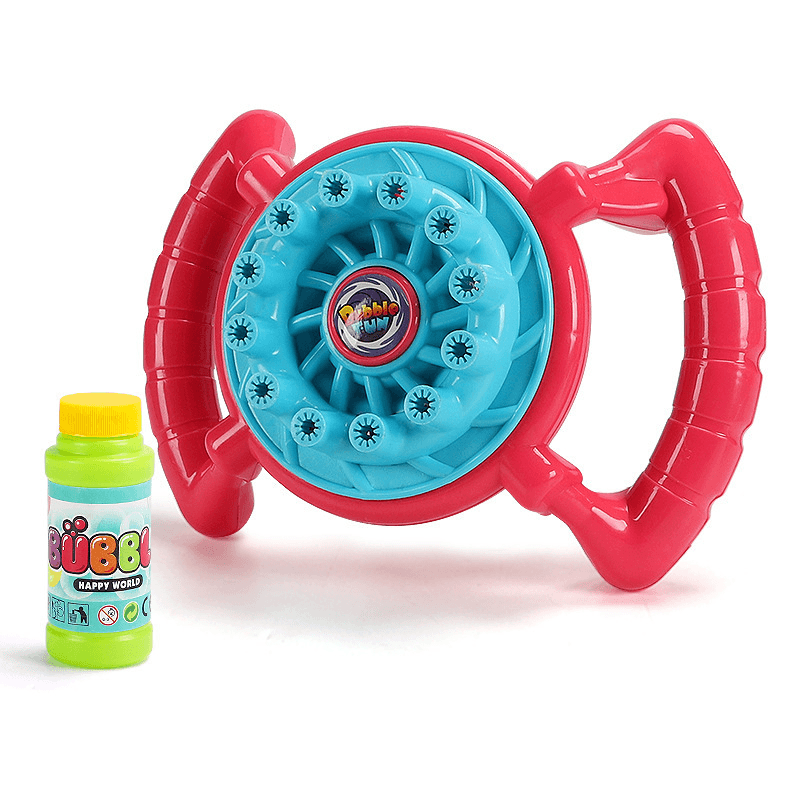 Electric Steering Wheel Bubble Machine