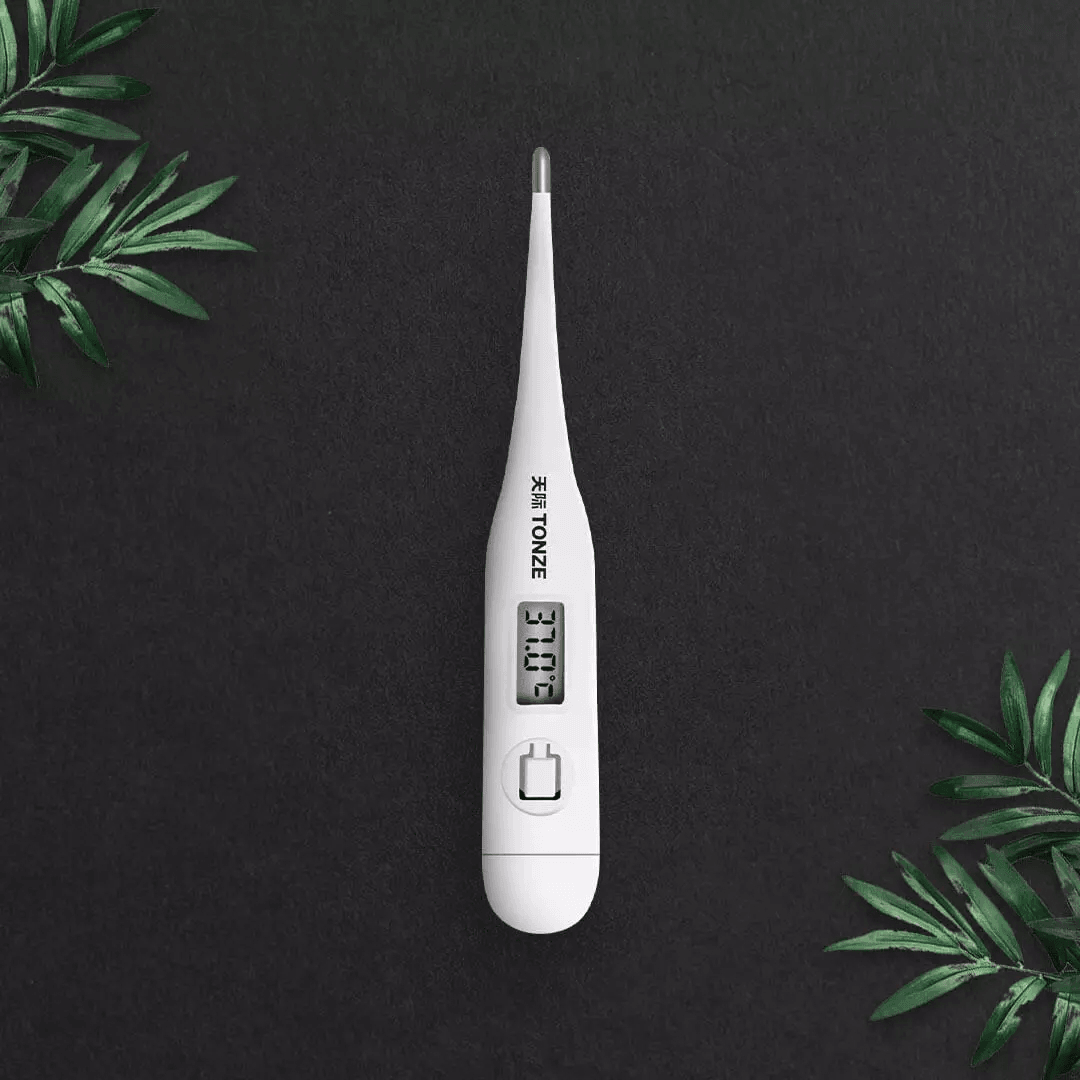 2Pcs TONZE DT-101A Household Electric Body Thermometer 60Sec Fast Measure LCD Display Baby Adult Underarm/Oral Digital Thermometer